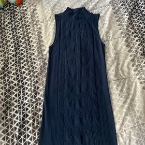 Turtleneck sleeveless Bodycon Dress